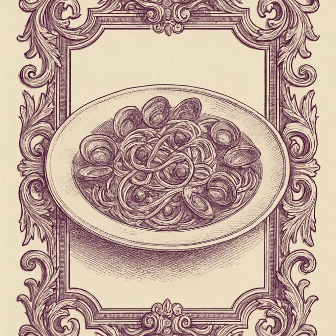 Gravyr av Spaghetti alle vongole