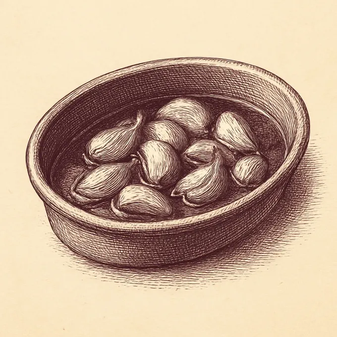 Gravyr av Vitlöksconfit